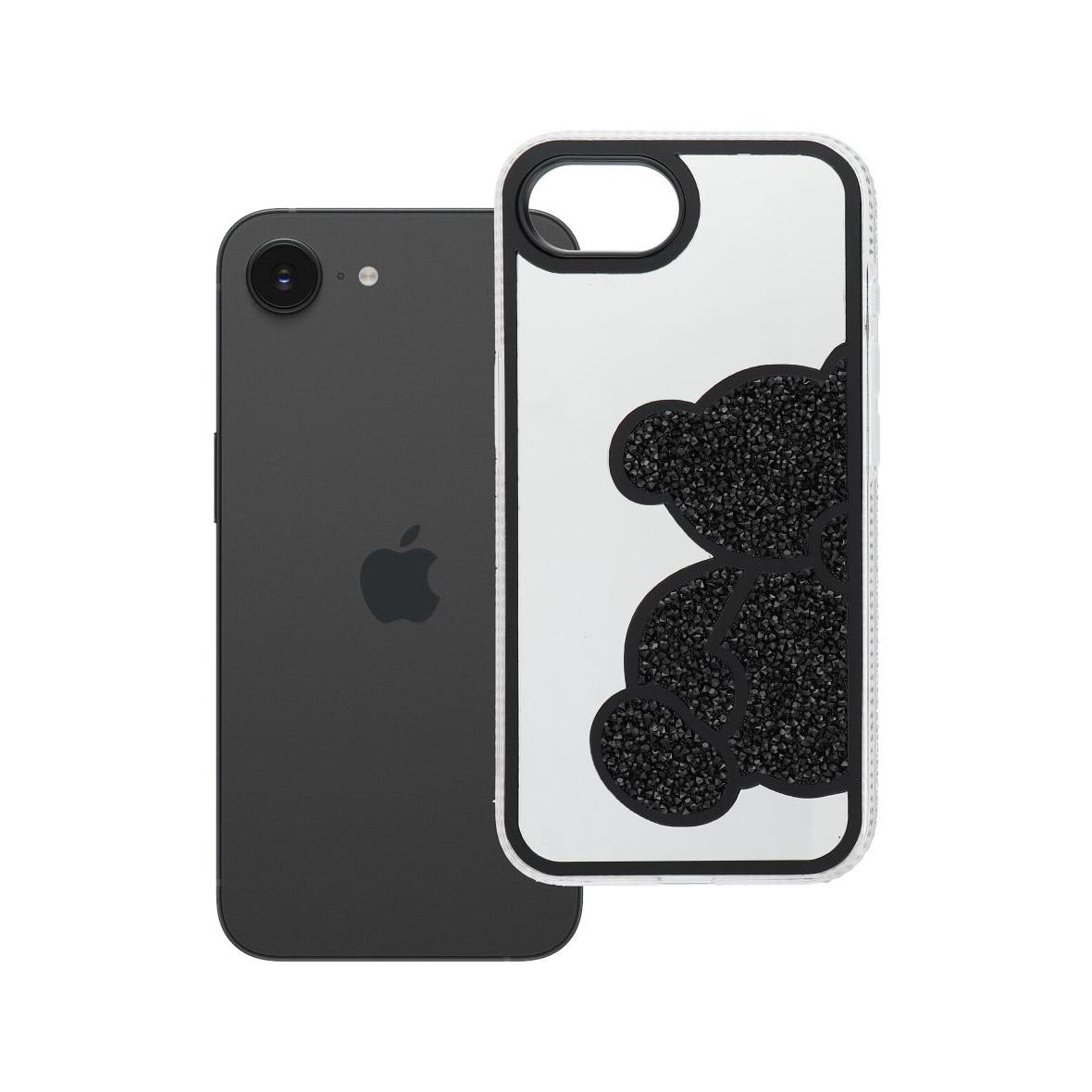 Futerał do iPhone 16e (SE 4 2025) / 17e Teddy Bear czarny