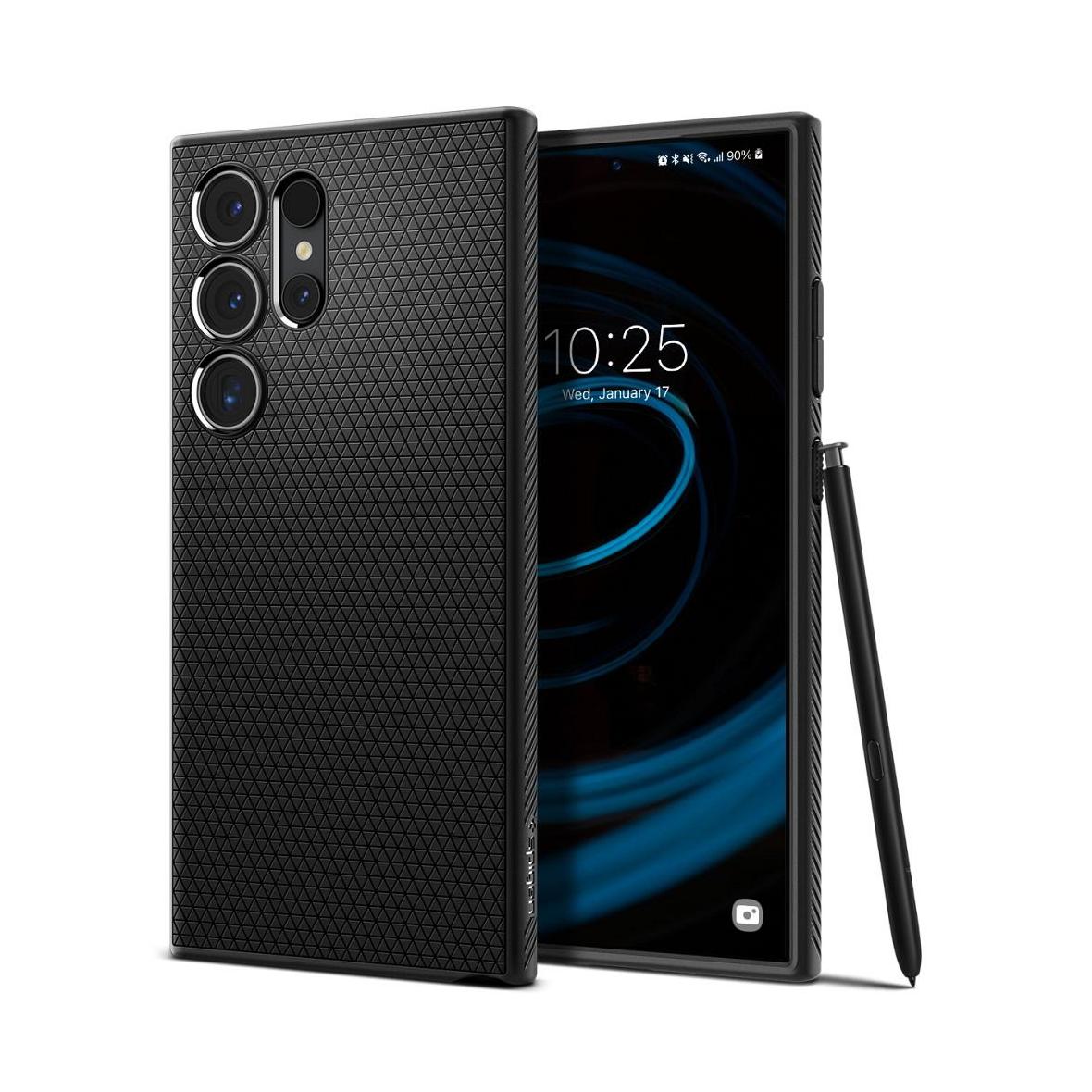 SPIGEN futerał LIQUID AIR do SAMSUNG S24 Ultra matte black