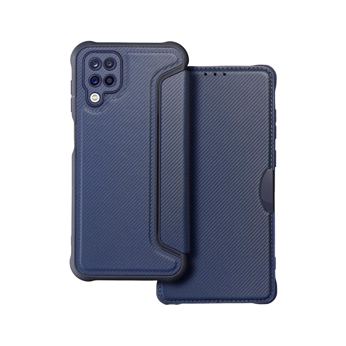 Etui z klapką na Samsung A12 / M12 Razor Book niebieskie