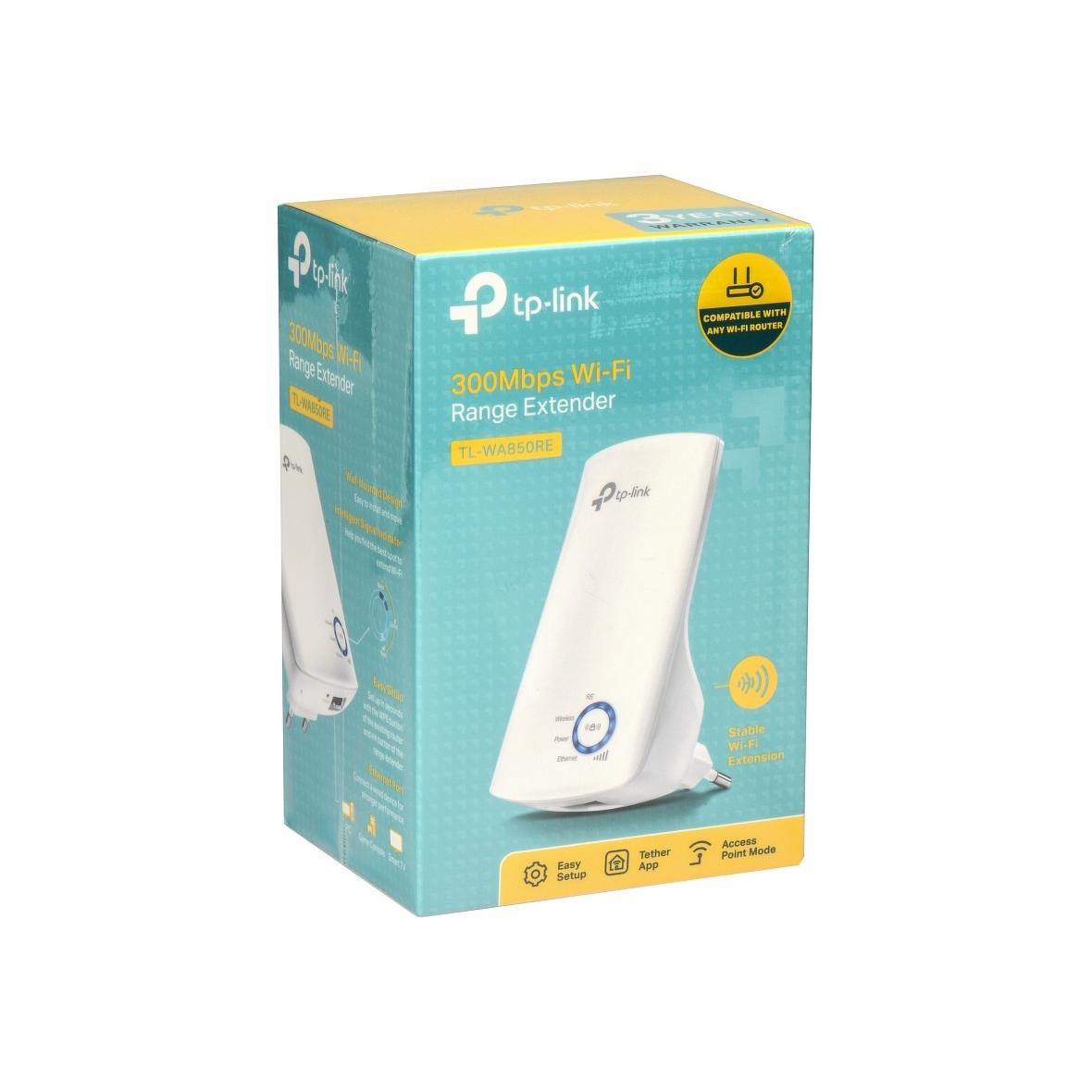 TP-LINK uniwersalny wzmacniacz sieci bezprzewodowej 300Mb/s TL-WA850RE biały