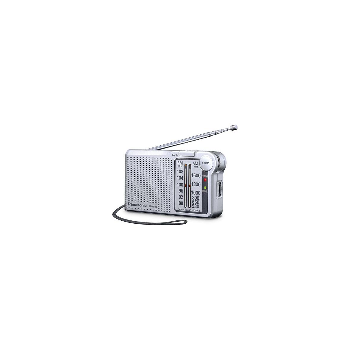 Radio kieszonkowe PANASONIC RF-P150DEG-S Silver, TV- AFC srebrne