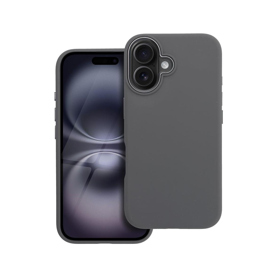 Etui na iPhone 16 Forcell F-Protect Frame Premium zgodny z MagSafe szary 0INT