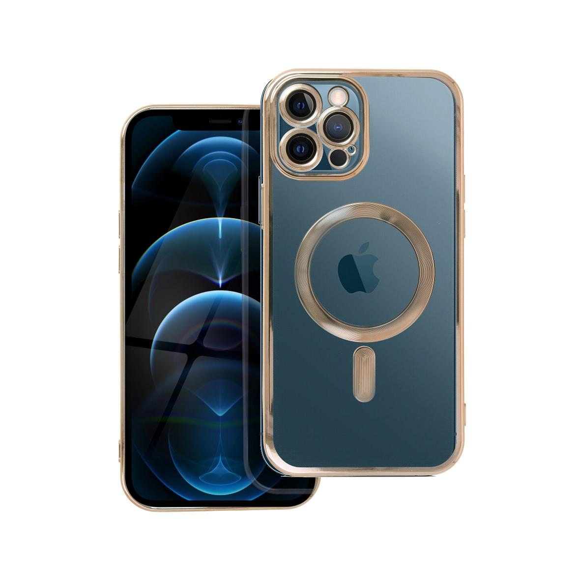 Futerał do iPhone 12 PRO MAX Electro Mag Cover zgodny z MagSafe złoty