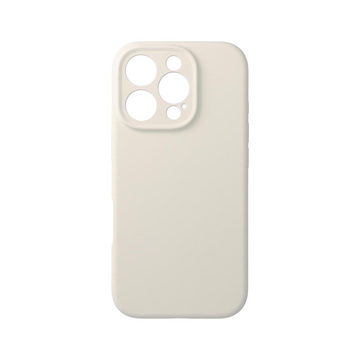 Etui na iPhone 16 PRO Forcell F-Protect Rubber Premium zgodny z MagSafe antique white 0INT