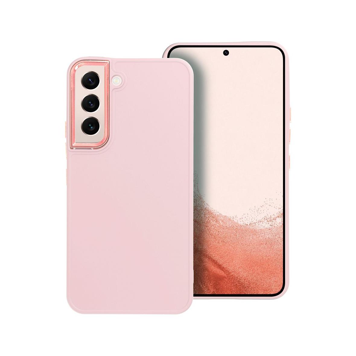 Futerał do Samsung S22 Frame pudrowy róż