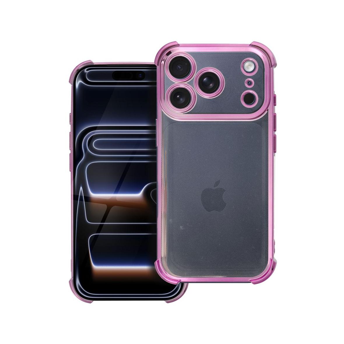 Futerał do iPhone 17 PRO Antishock Electro purpurowy