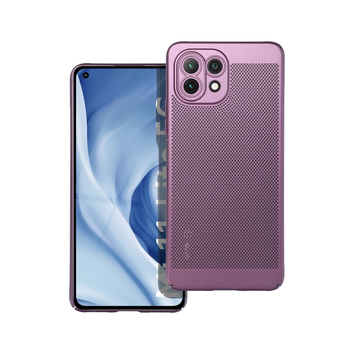 Futerał do Xiaomi Mi 11 Lite 5G / Mi 11 Lite LTE 4G / Mi 11 Lite NE Breezy fioletowy