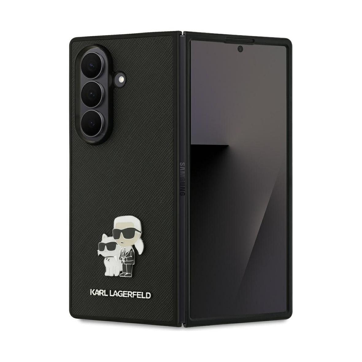 KARL LAGERFELD futerał do SAMSUNG Z Fold7 KLHCZFD7SAPKCNPK (Saffiano KC PIN) czarny