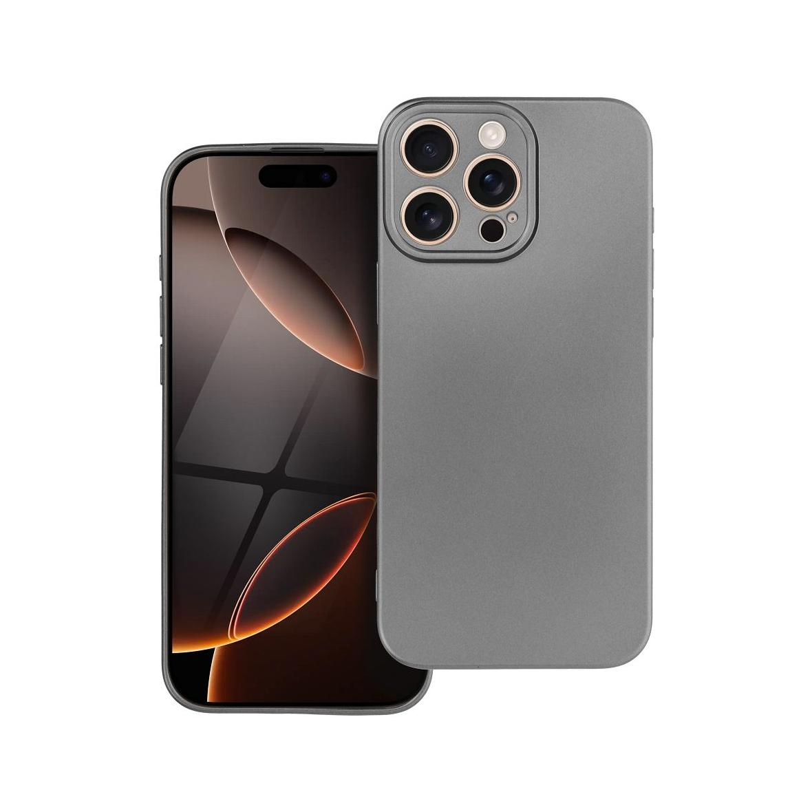 Futerał do iPhone 16 PRO MAX Metallic szary