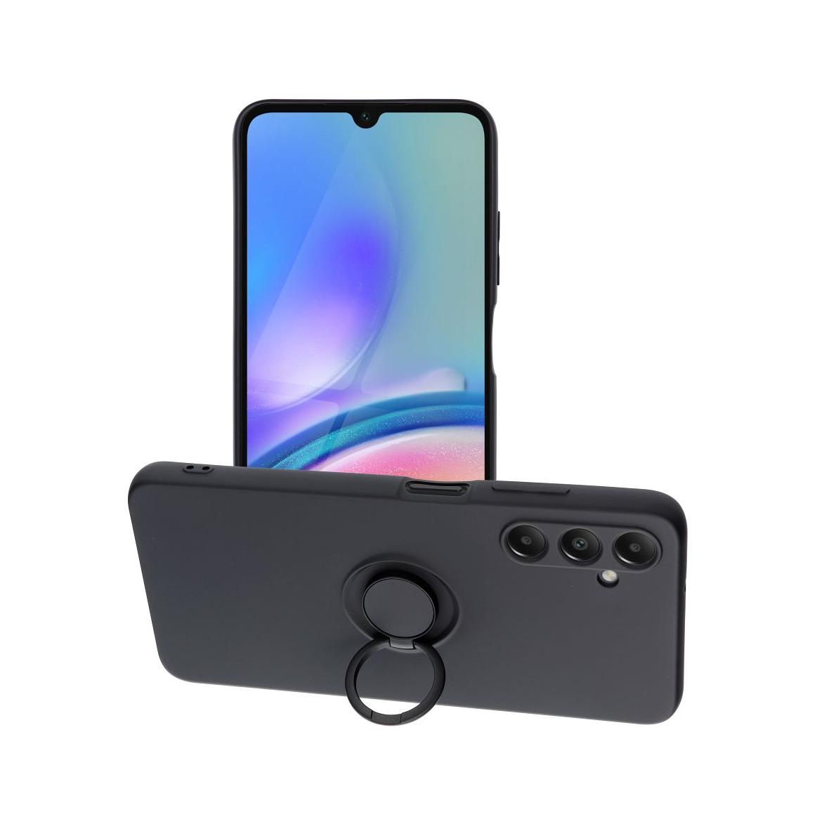 Futerał do Samsung A05S Silicone Ring czarny
