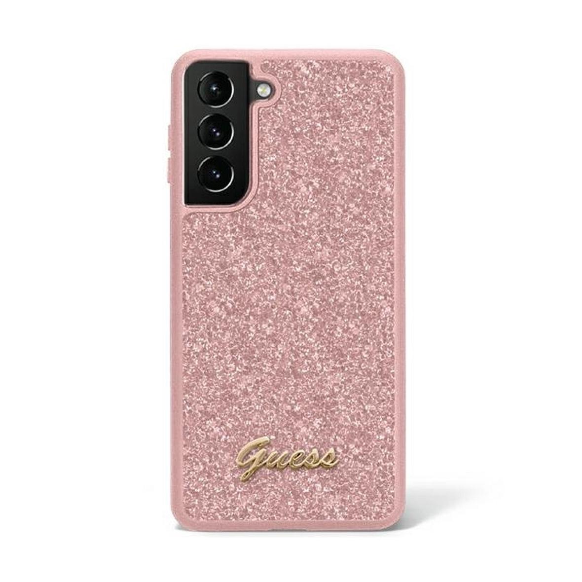Oryginalne Etui GUESS Hardcase GUHCS23MHGGSHP do SAMSUNG S23 Plus (Fixed Glitter / różowy)