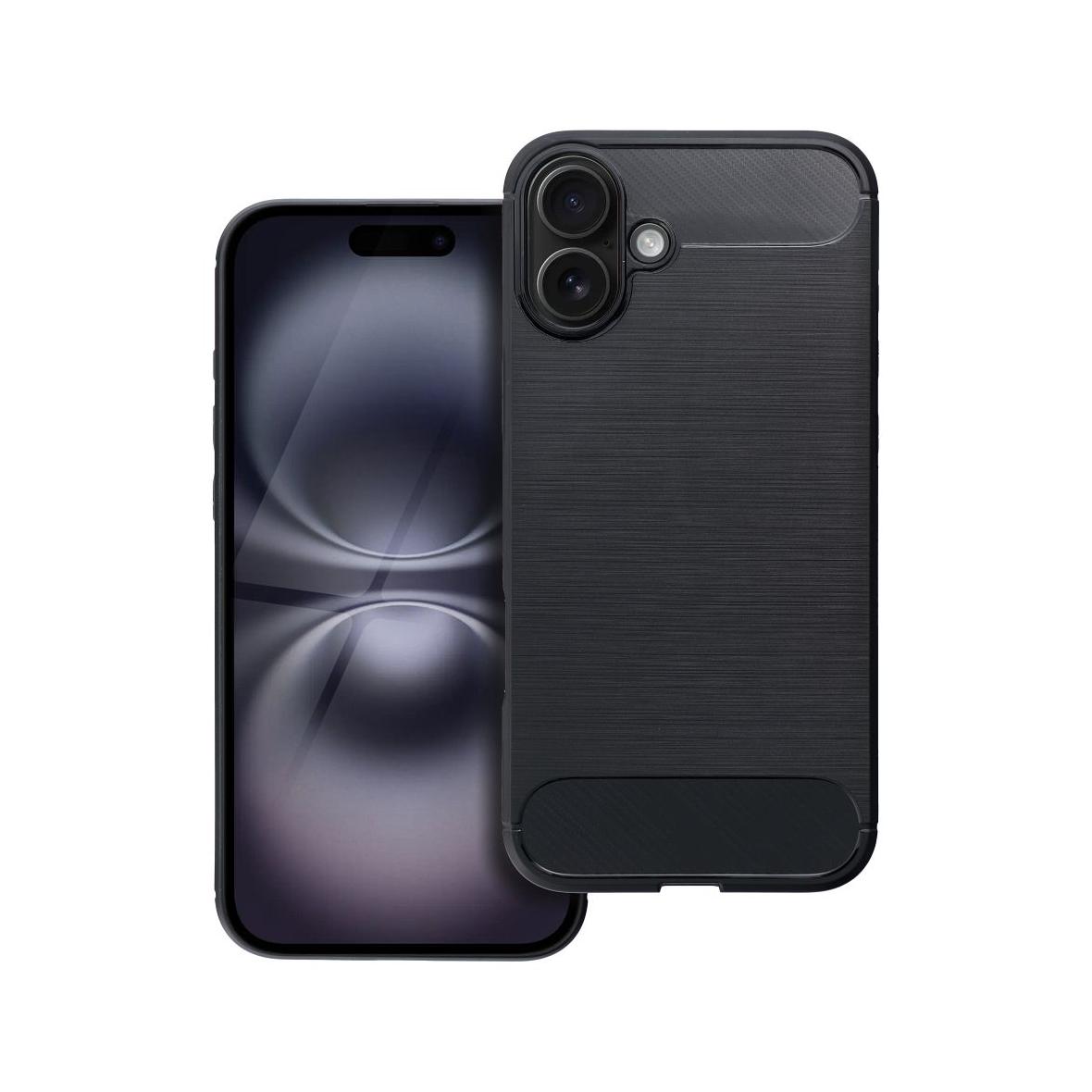 Futerał do iPhone 16 PLUS Carbon czarny