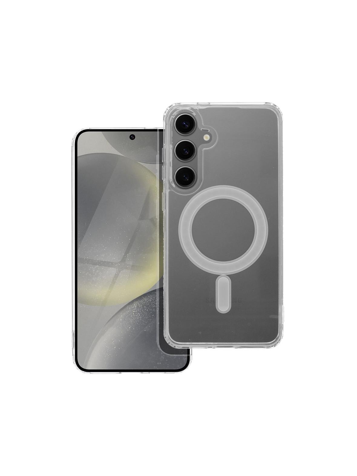 Futerał CLEAR MAG COVER kompatybilny z MagSafe do SAMSUNG S24 Plus transparentny