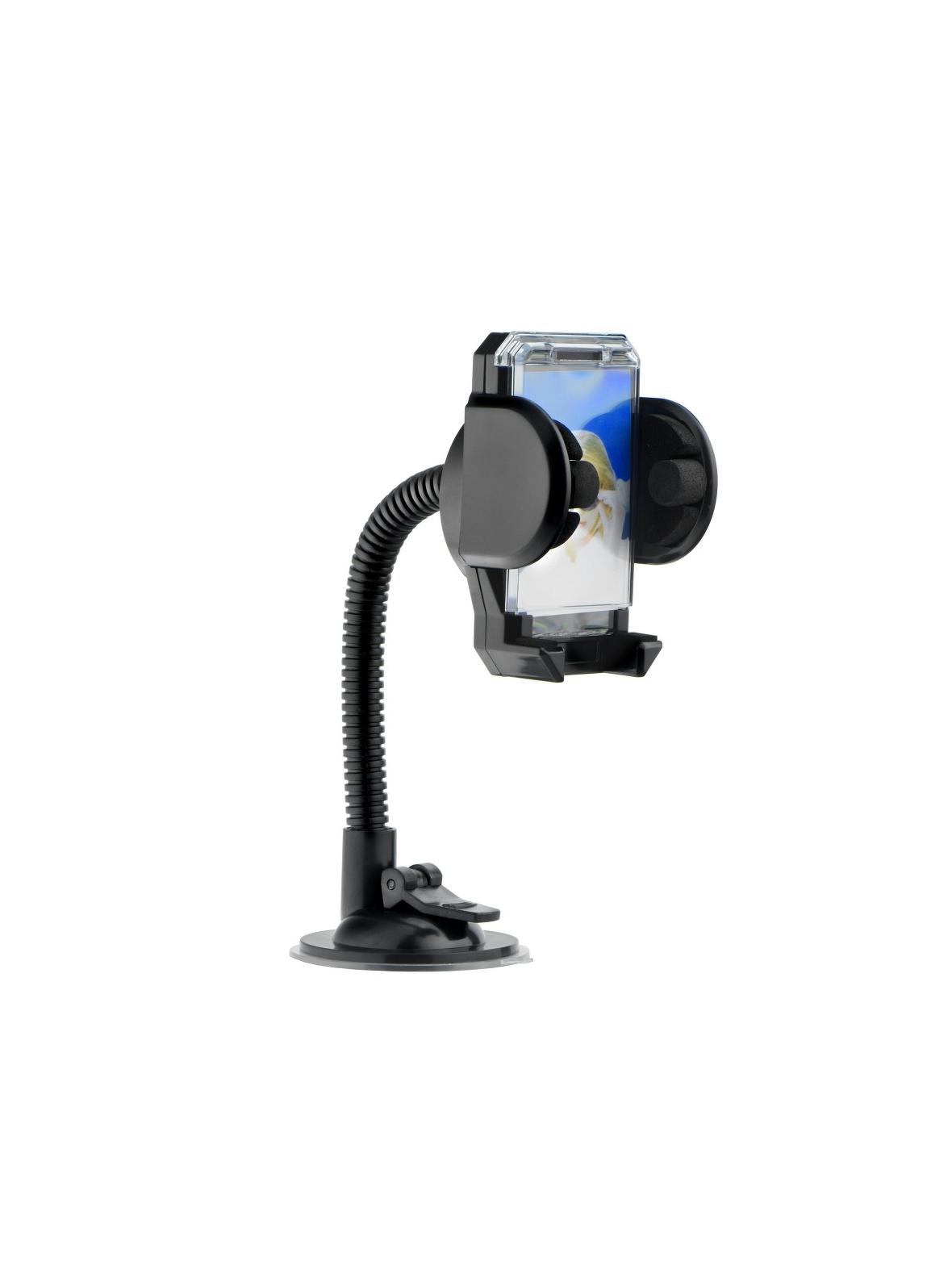 Uchwyt samochodowy do szyby / deski / kratki z ramką na zdjęcie (17 cm) czarny