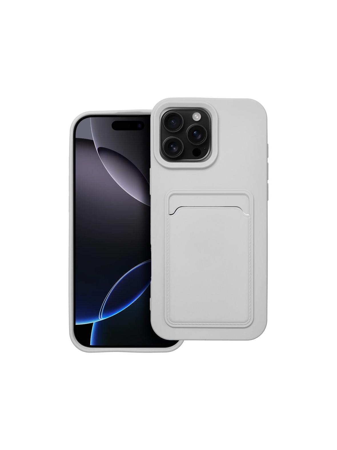 Futerał CARD CASE do IPHONE 16 Pro Max biały