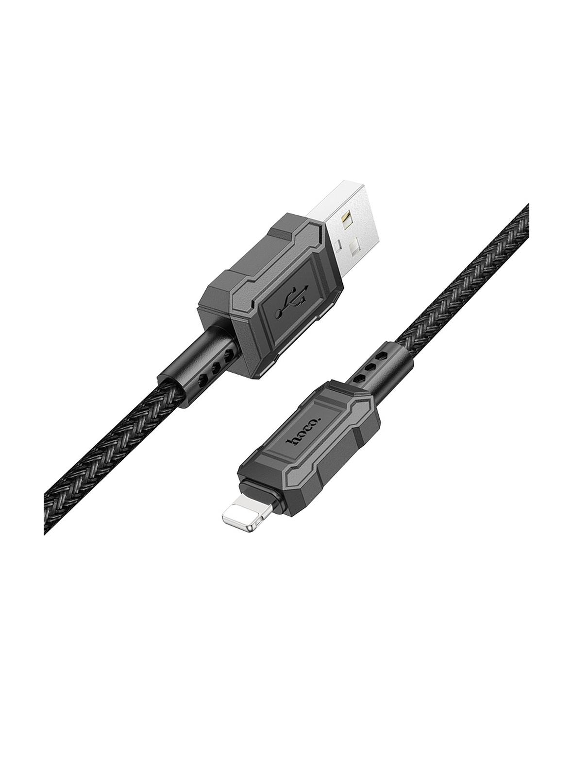 Kabel USB A do Lightning Hoco 2,4A 1 m X94 czarny