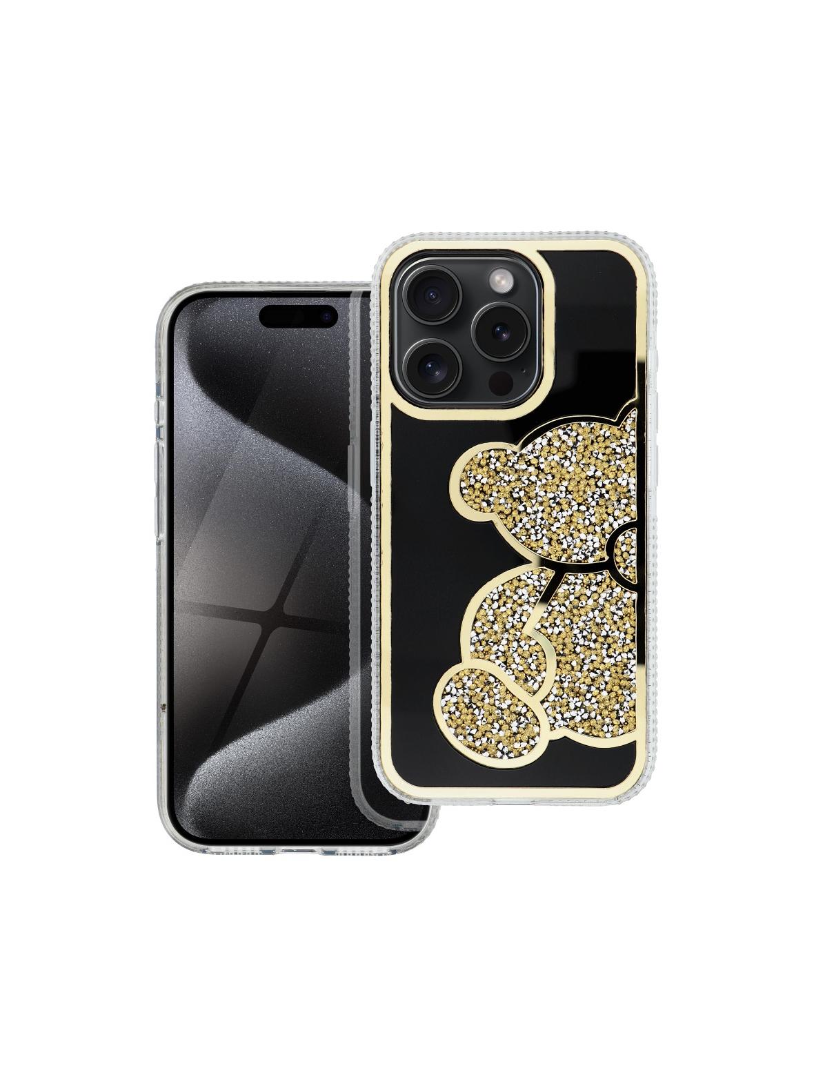 Futerał TEDDY BEAR do IPHONE 7 / 8 / SE 2020 / SE 2022 złoty