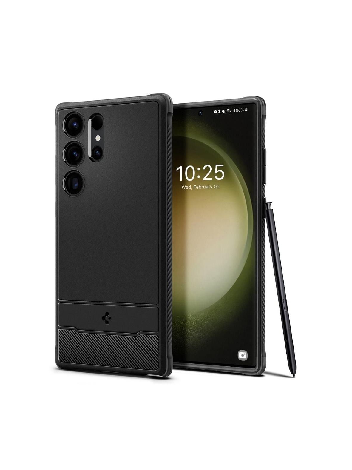 SPIGEN futerał RUGGED ARMOR do SAMSUNG S23 Ultra matte black