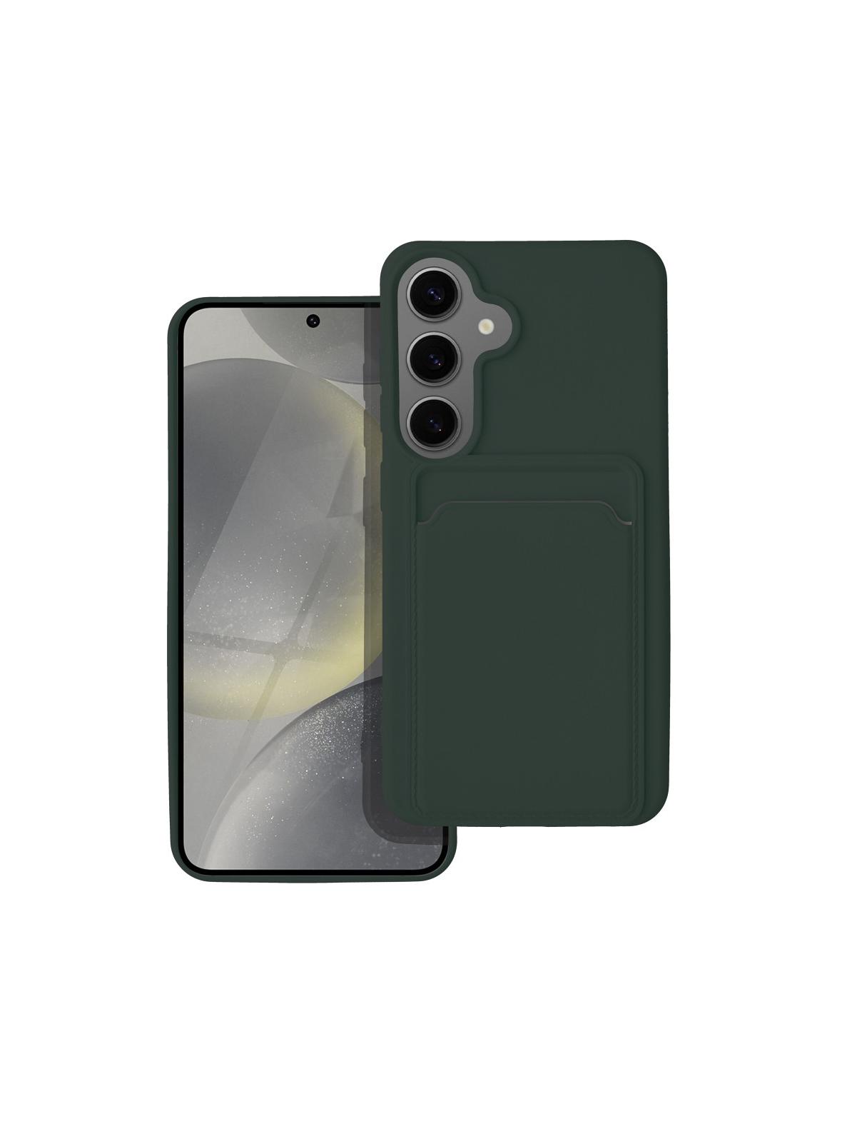 Futerał CARD CASE do SAMSUNG S24 zielony