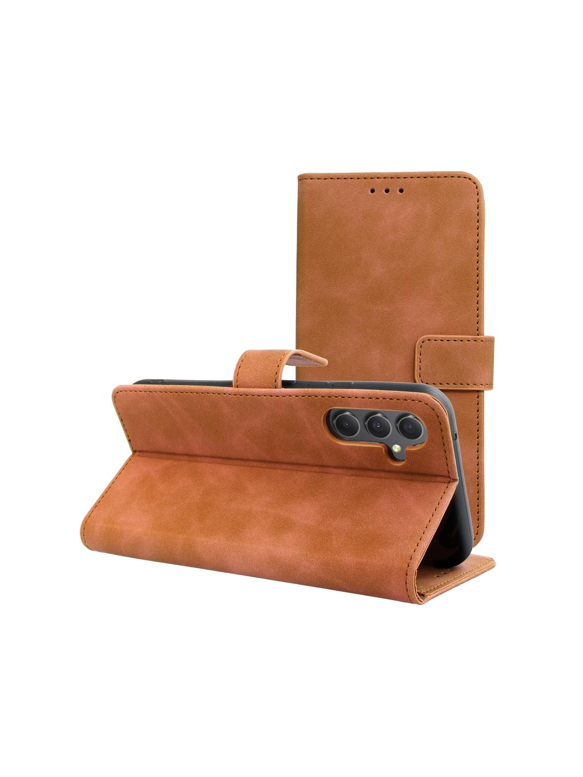 Kabura TENDER Book do SAMSUNG A34 5G brązowy