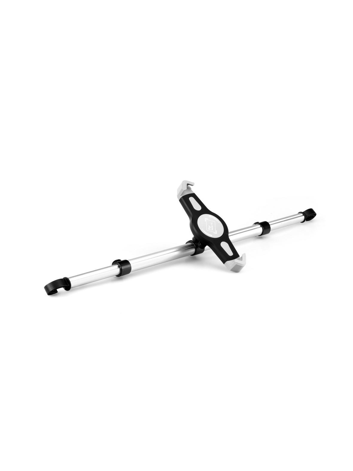 Uchwyt samochodowy na dwa zagłówki (tablet 7"-11") srebrny