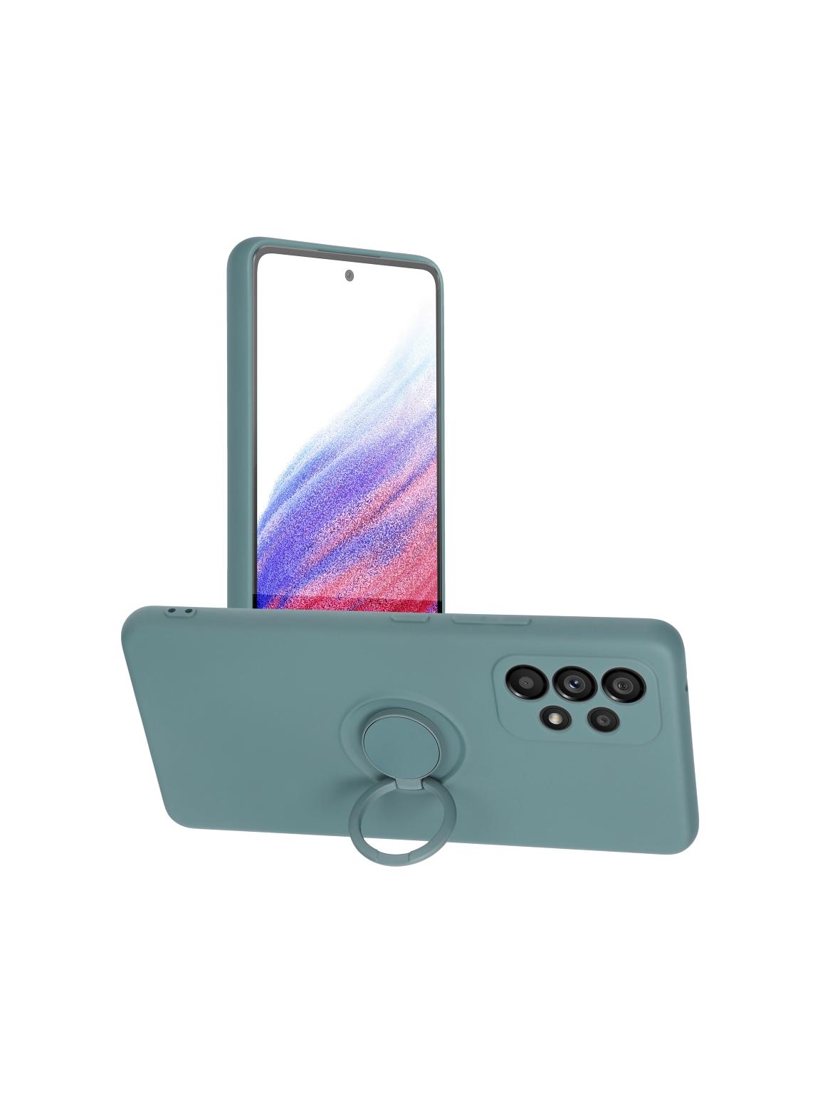 Futerał SILICONE RING do SAMSUNG S23 Plus zielony