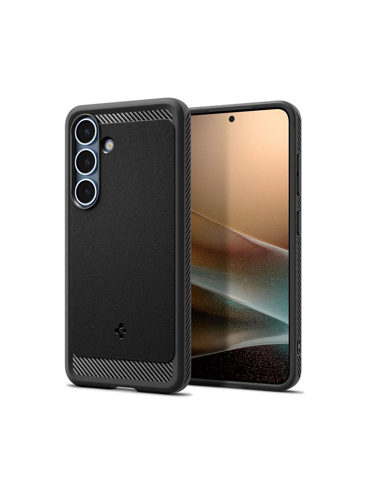 SPIGEN futerał RUGGED ARMOR MAG kompatybilny z MagSafe do SAMSUNG S25 matte black