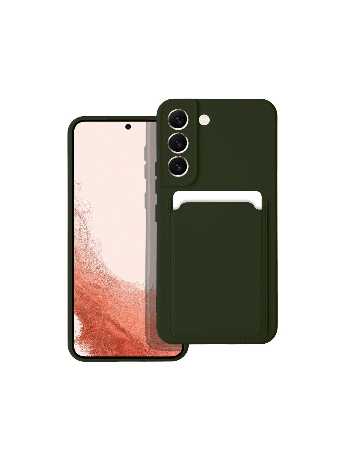 Futerał CARD CASE do SAMSUNG A53 5G zielony