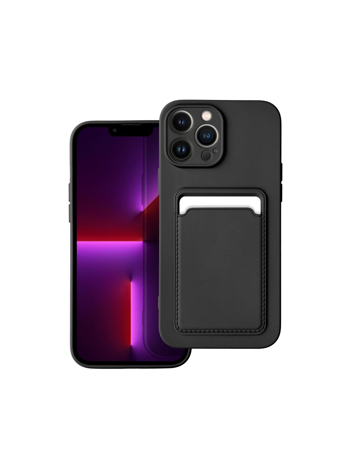 Futerał CARD CASE do IPHONE 13 Pro Max czarny