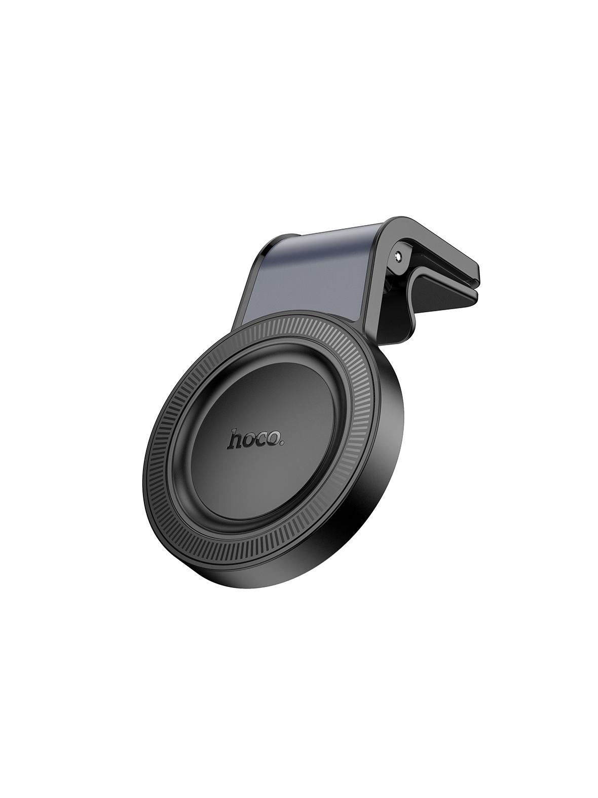 Uchwyt na telefon do samochodu magnetyczny zgodny z MagSafe Hoco do kratki H59 czarny