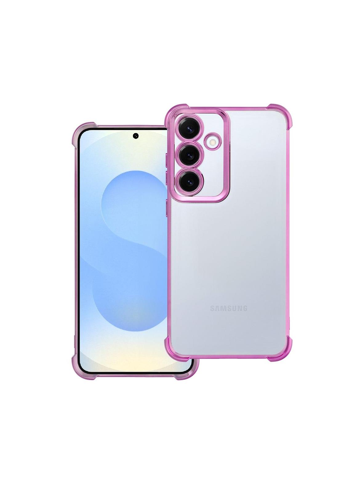 Futerał ANTISHOCK ELECTRO do SAMSUNG S25 Plus purpurowy