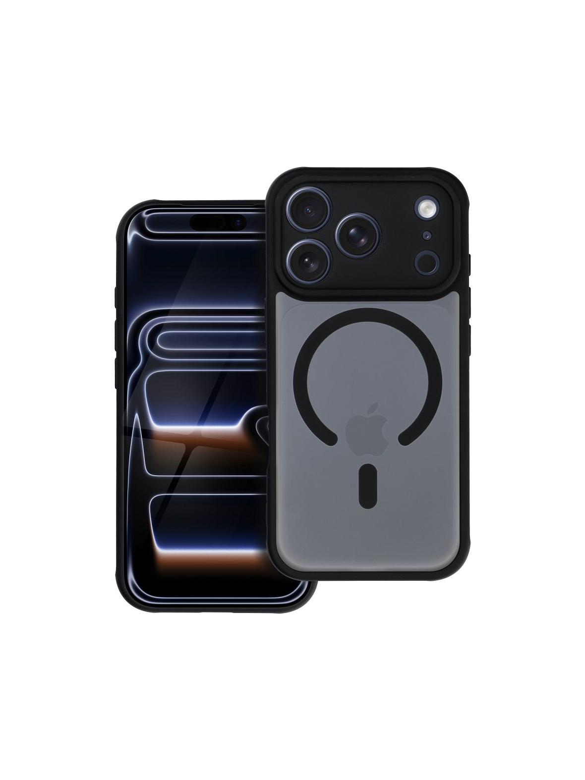 Futerał FULL MATTE MAG COVER kompatybilny z MagSafe do IPHONE 17 Pro czarny