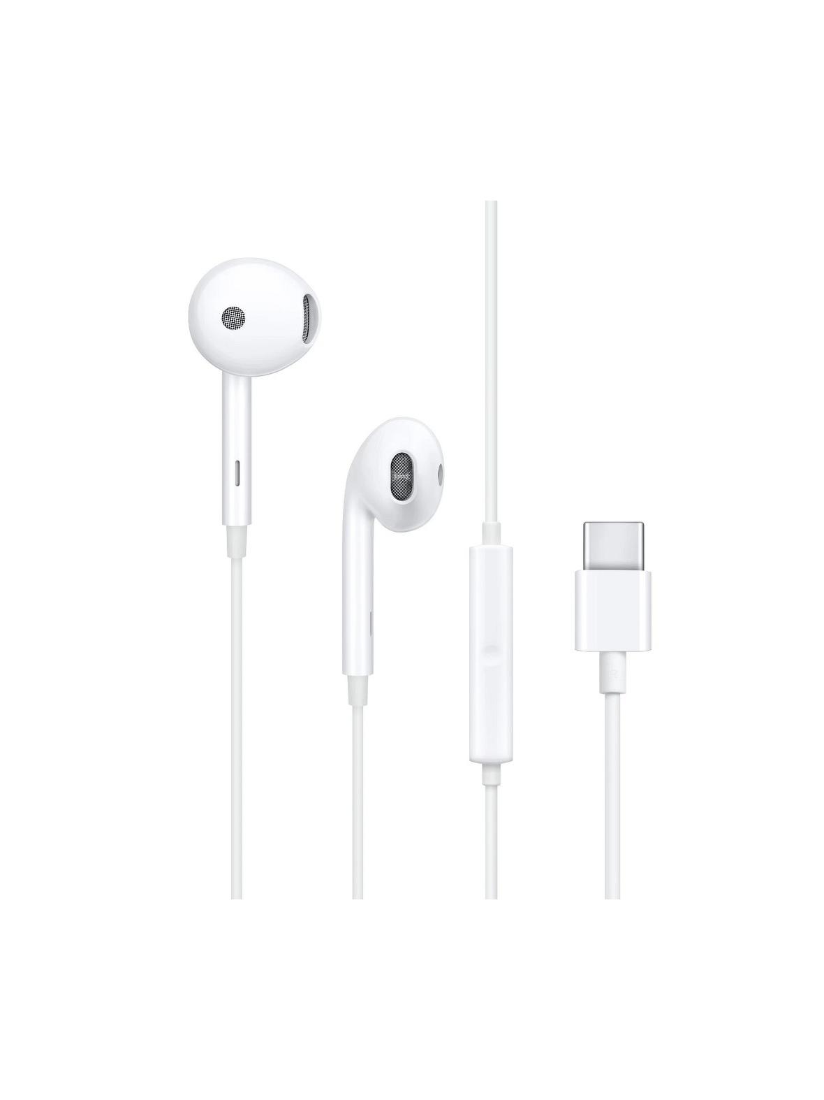 OPPO oryginalne słuchawki przewodowe Typ C z mikrofonem MH135-3 białe bulk