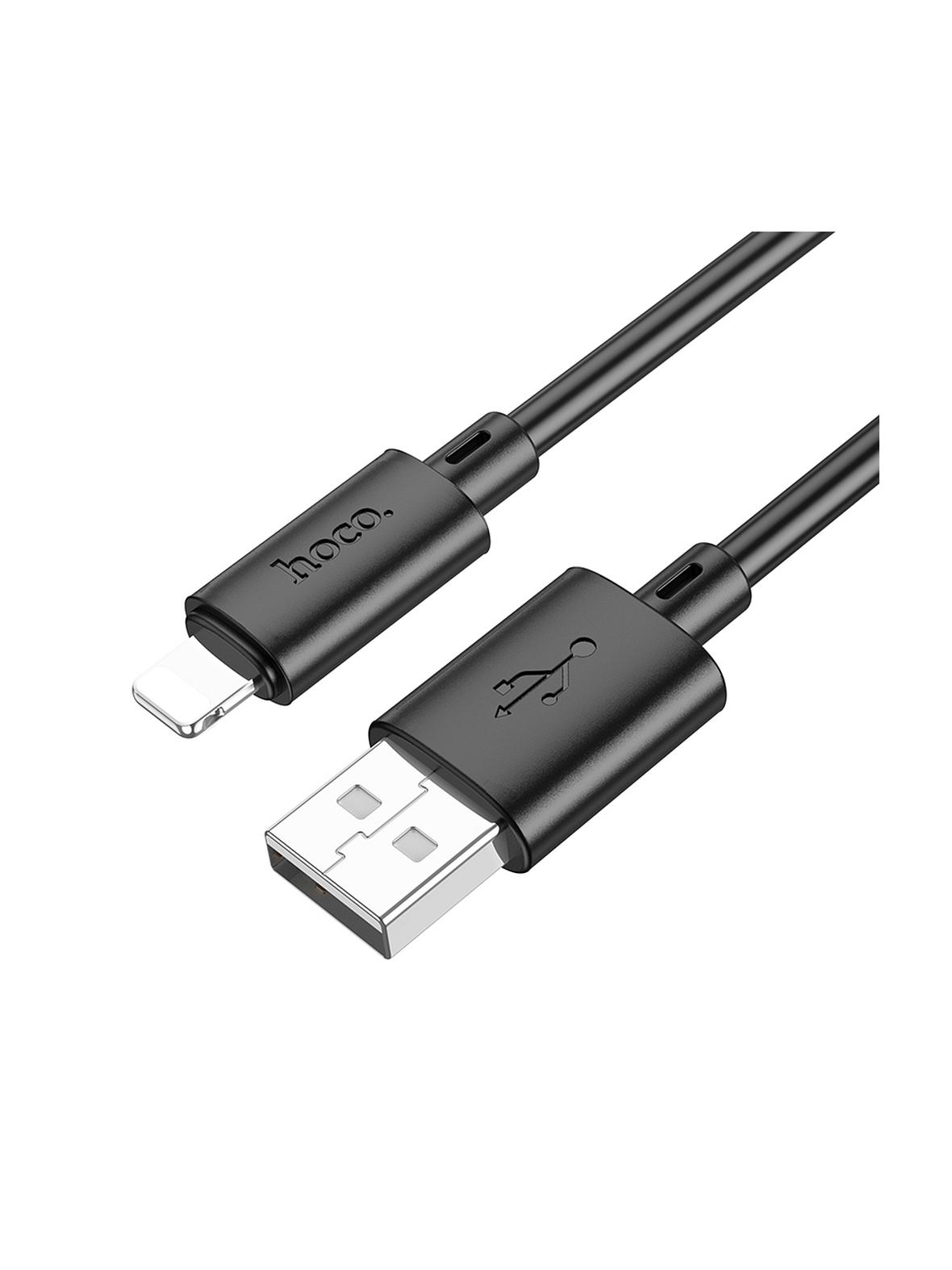 Kabel USB A do Lightning Hoco 2,4A 1 m X88 czarny