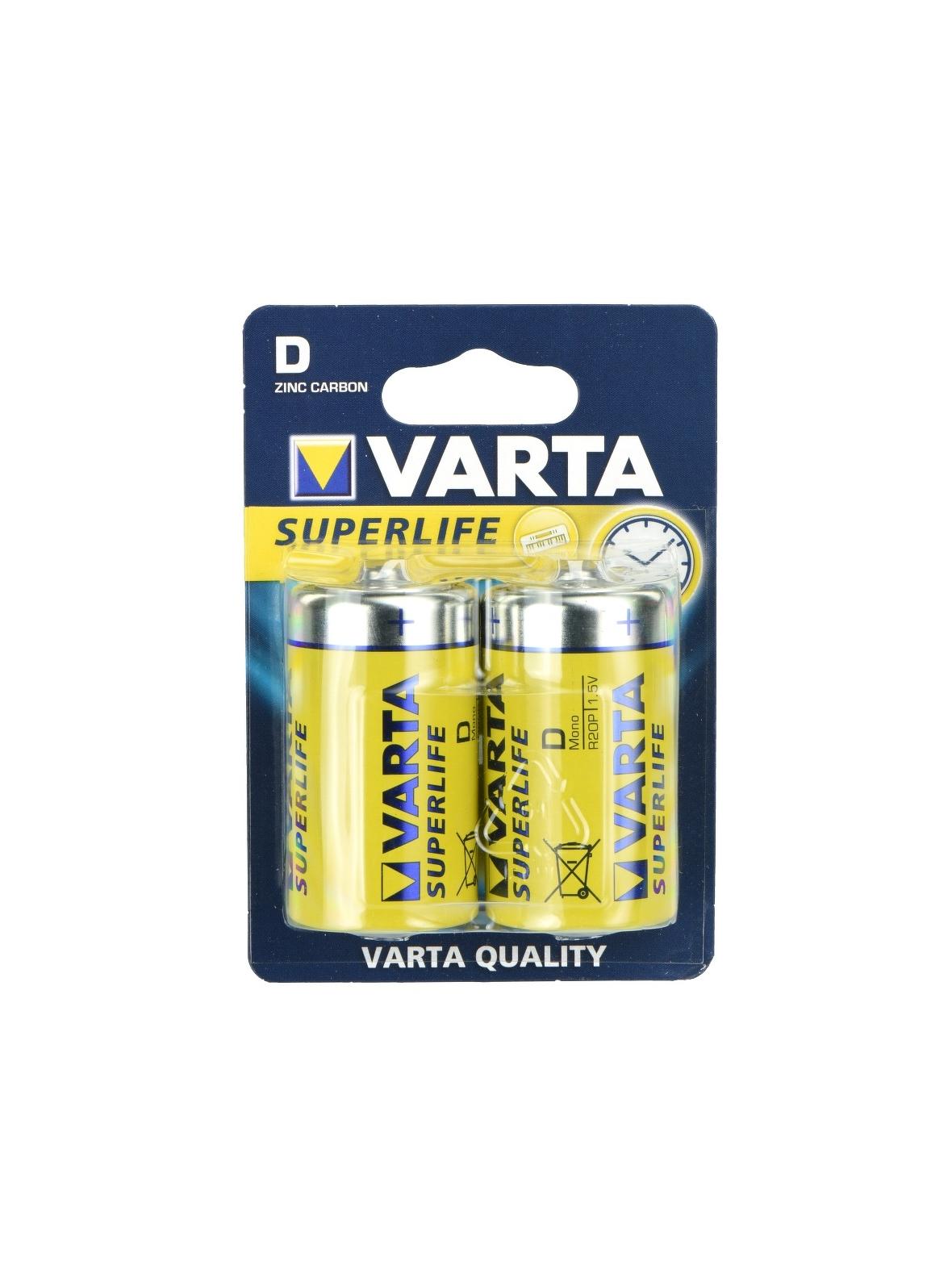 VARTA bateria cynkowa R20 (Typ D) Superlife 2 szt