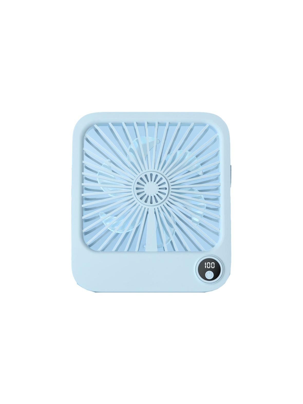 Wentylator / wiatrak biurkowy z regulowaną podstawką W30 niebieski