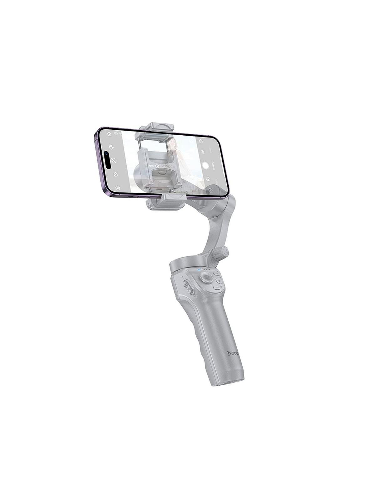 Gimbal z 3-osiową stabilizacją Hoco K24 szary