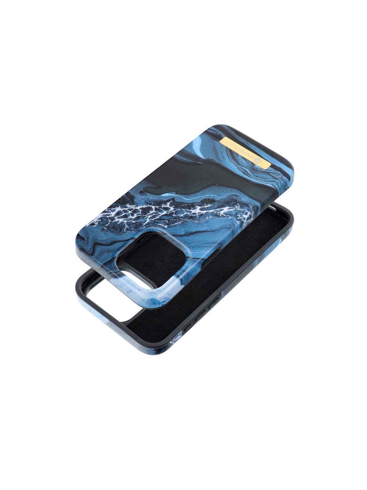 Etui na iPhone 15 PRO MAX Forcell F-Protect Mirage zgodny z MagSafe  ocean marble