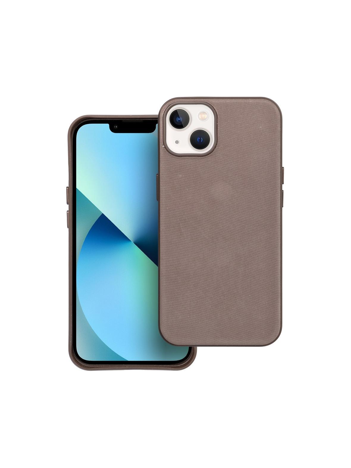 Futerał WOVEN MAG COVER kompatybilny z MagSafe do IPHONE 13 jasny brązowy