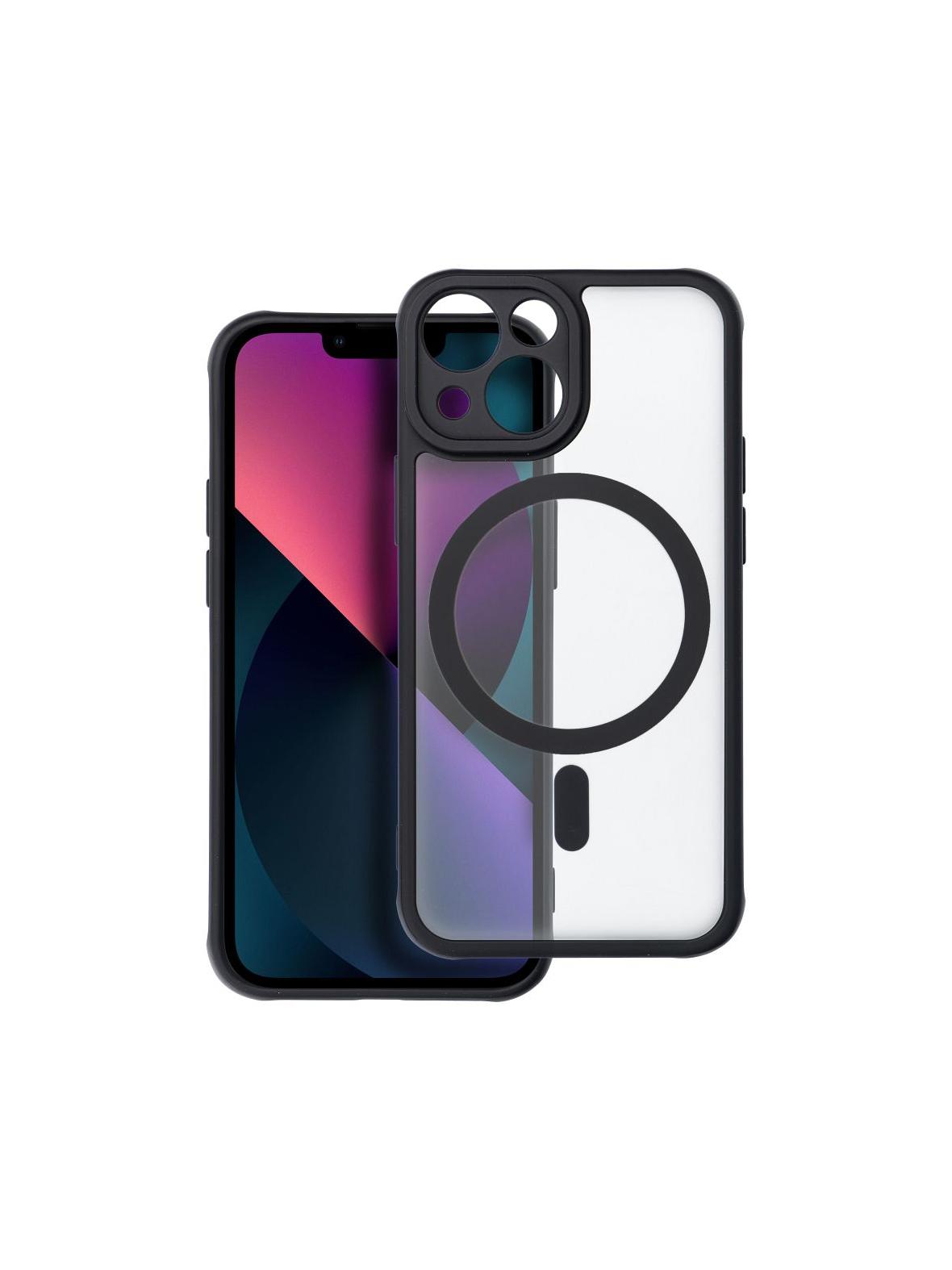 Futerał FULL MATTE MAG COVER kompatybilny z MagSafe do IPHONE 13 Mini czarny