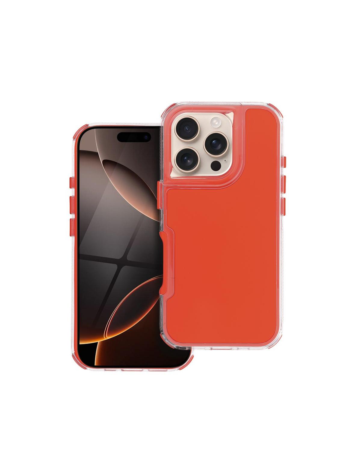 Futerał MATRIX do IPHONE 16 Pro pomarańczowy