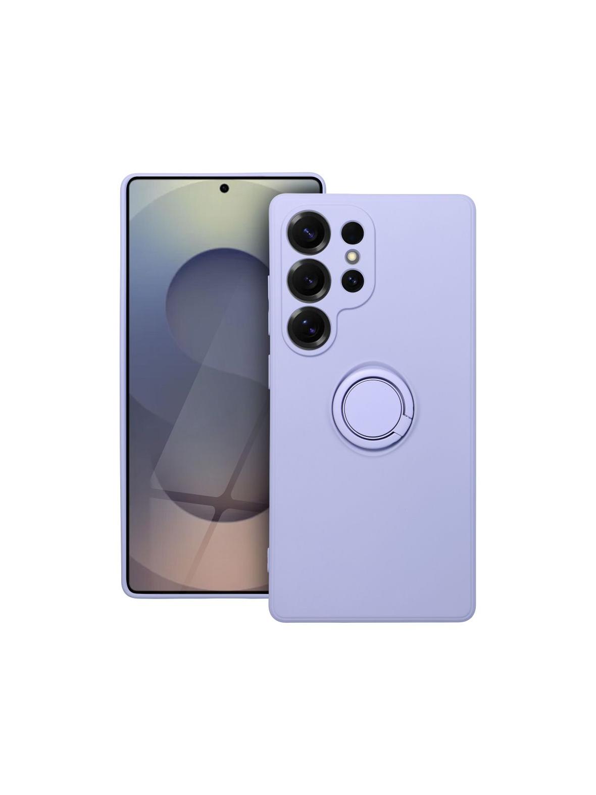 Futerał SILICONE RING do SAMSUNG S25 Ultra fioletowy