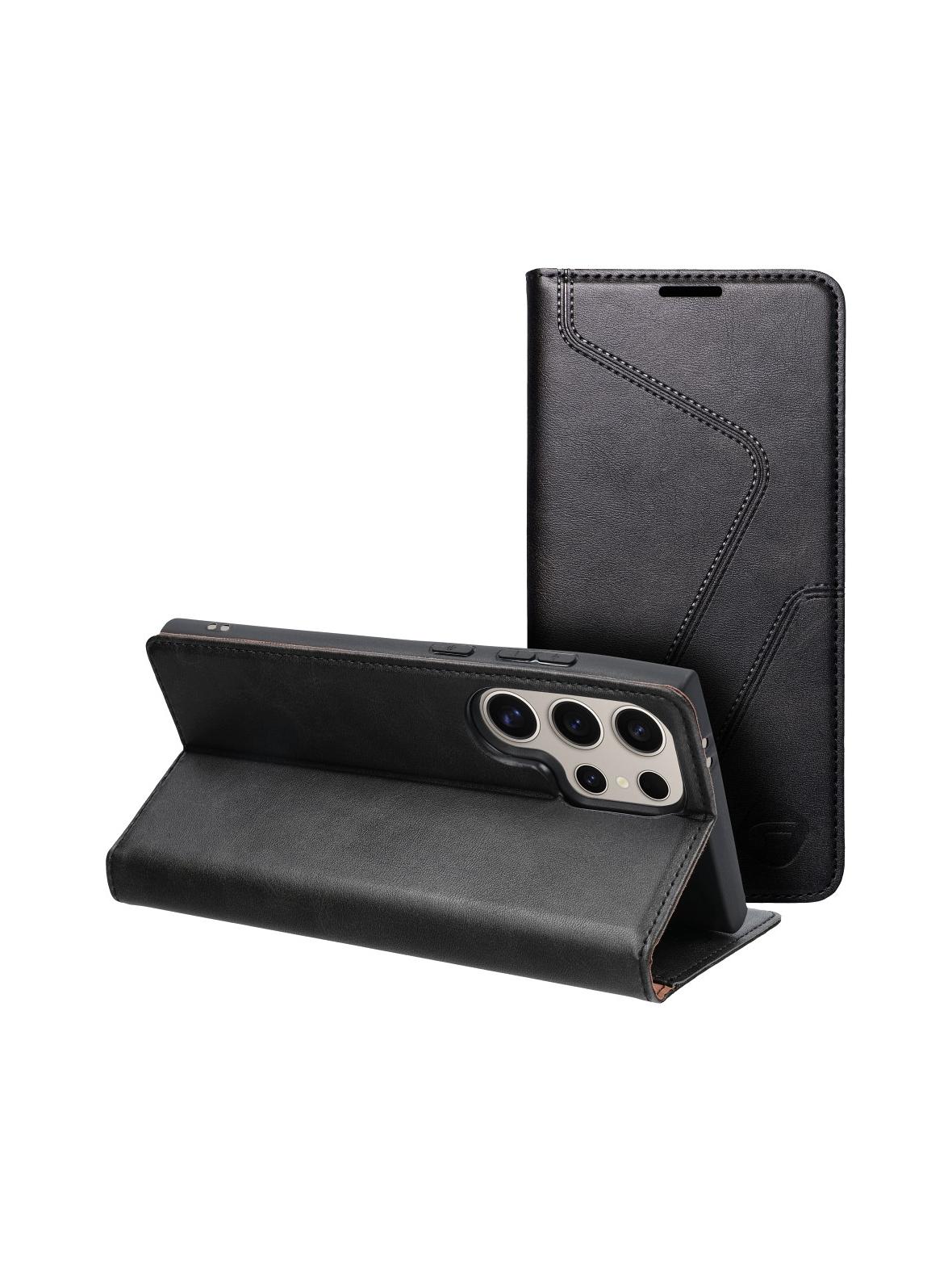 Pokrowiec na Samsung S24 ULTRA Forcell F-Protect RFID Blocker Book czarny