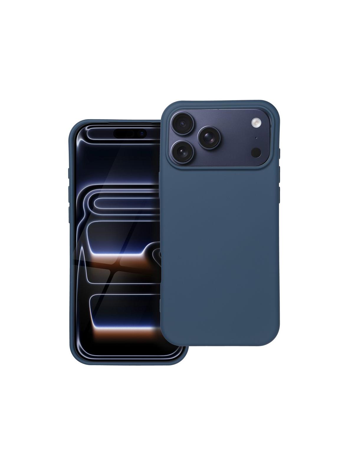 Futerał SILICONE do IPHONE 17 Pro Max niebieski