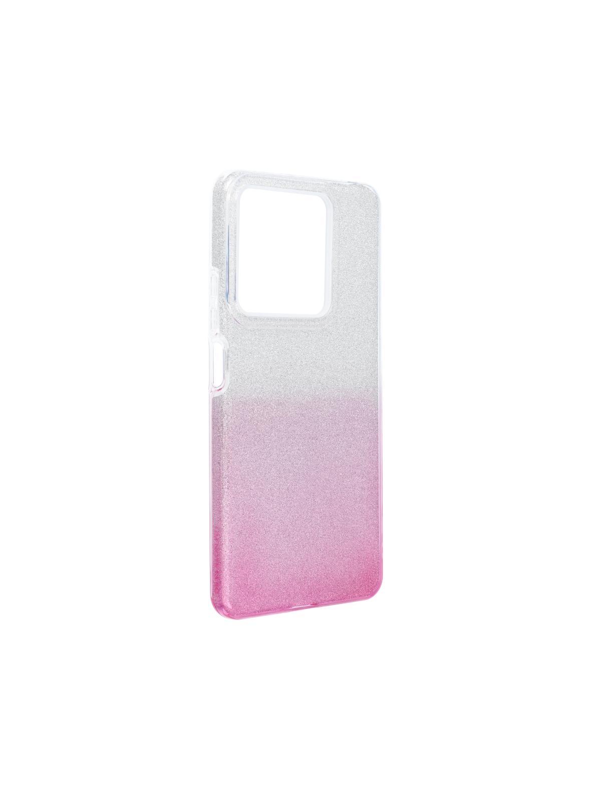 Futerał SHINING do XIAOMI Redmi Note 13 5G transparentny różowy