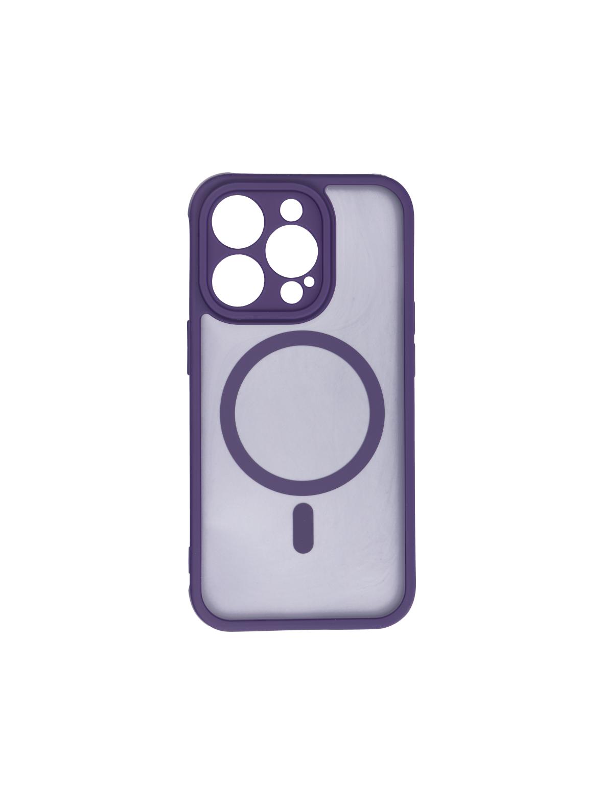 Futerał FULL MATTE MAG COVER kompatybilny z MagSafe do IPHONE 14 Pro fioletowy