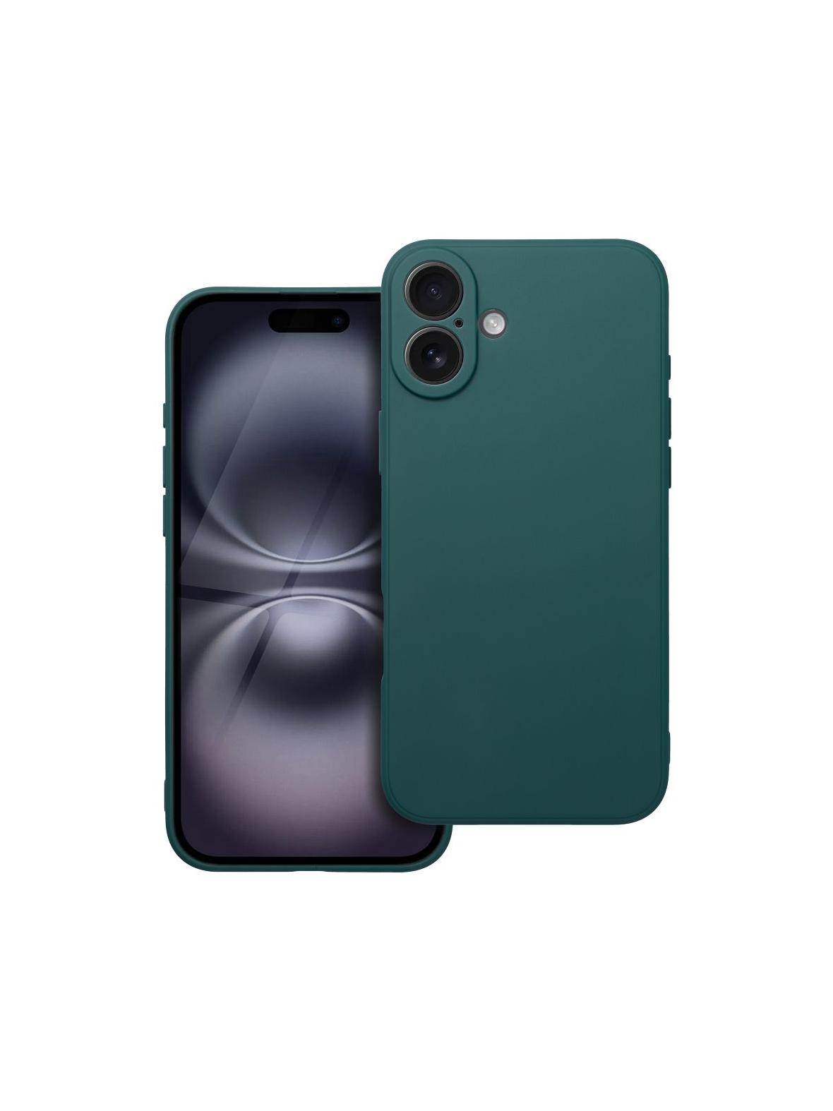 Futerał MATT do IPHONE 16 Plus ciemnozielony