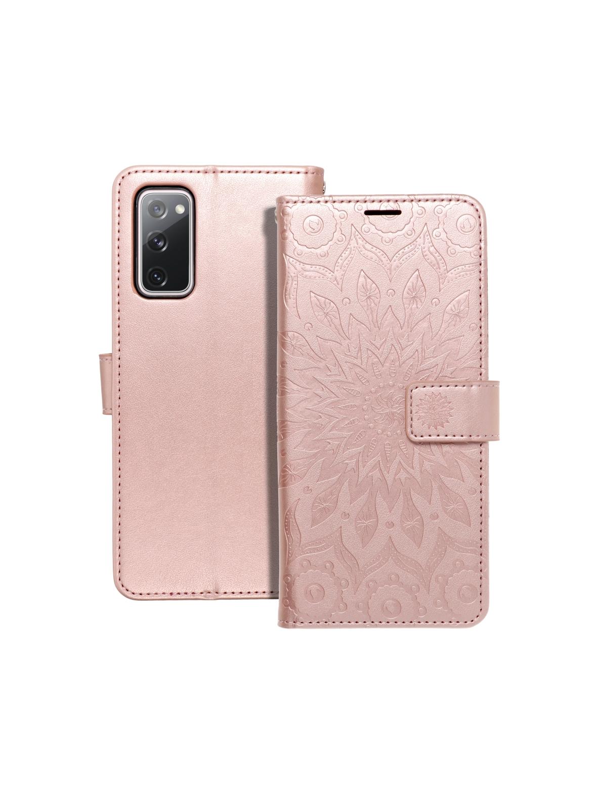 Kabura MEZZO Book do SAMSUNG S20 FE / S20 FE 5G mandala złoty róż