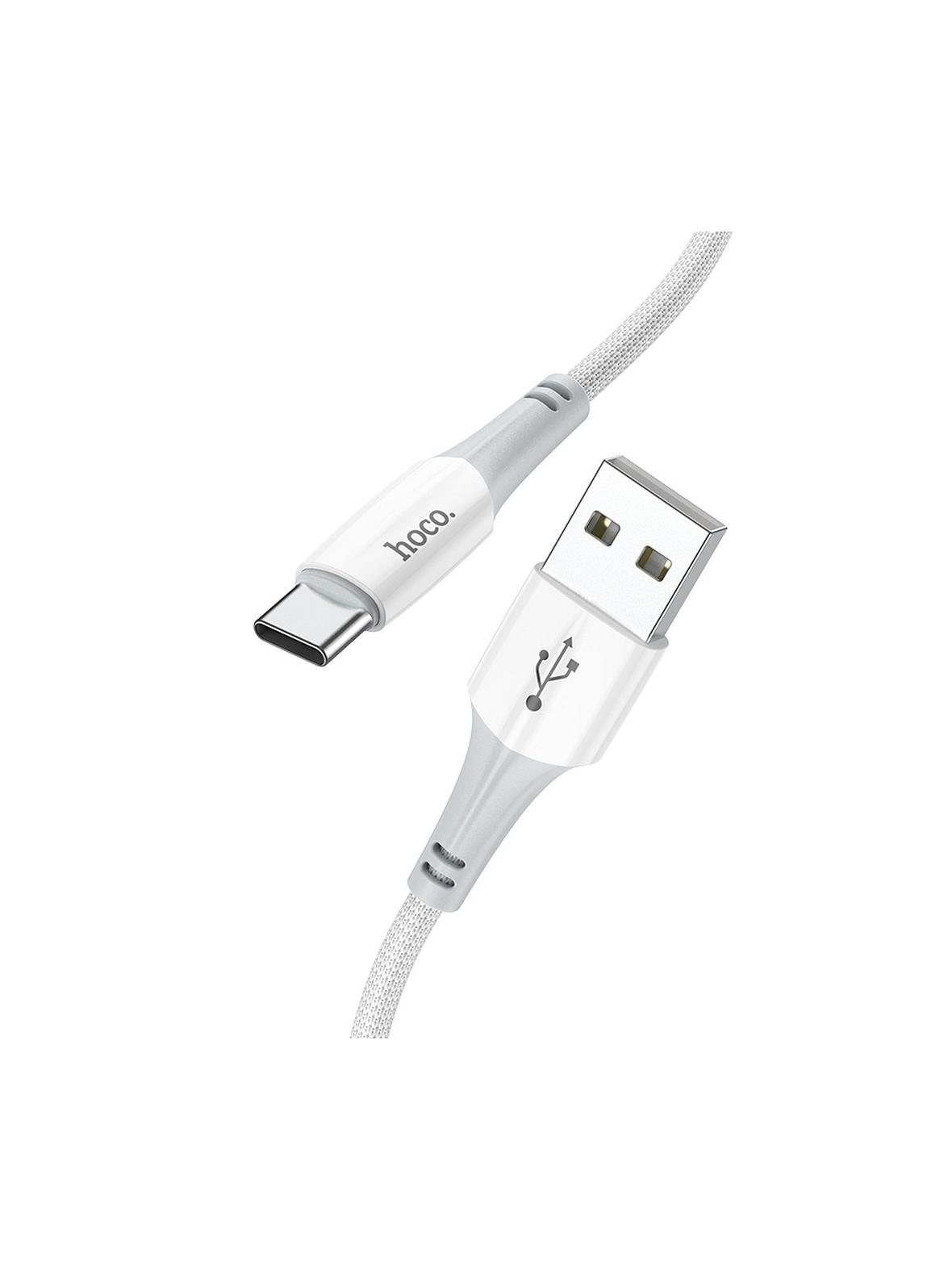 Kabel USB A do USB C Hoco 3A 1 m X70 biały