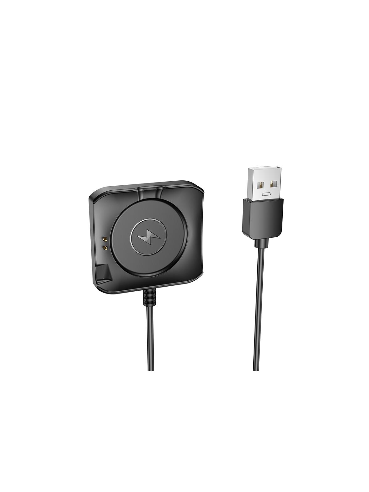 Kabel do ładowania smartwatcha Hoco 0,6 m Y28 czarny